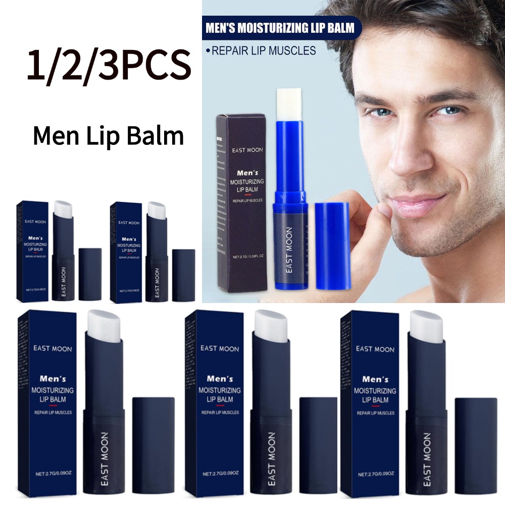 Lip Balm - 1/2/3 шт. мужской бальзам для губ,